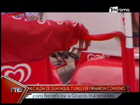 Alcaldía de Guayaquil y Unilever firmaron convenio para beneficiar a Grupos vulnerables