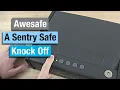 Awesafe A Sentry Safe Knockoff Shimmed Open