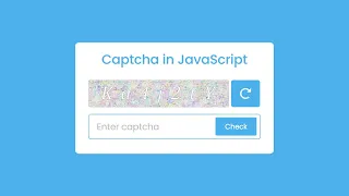 Create Custom Captcha using HTML CSS JavaScript