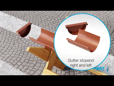 Download MP3 PVC rain gutter and accessories - installation