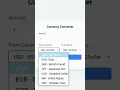 Currency converter using html css and javascript