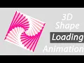 CSS 3D Loading Animation Effect - HTML CSS Tutorial