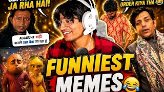 Reacting to VIRAL Desi Memes 😂 | My First Facecame Video On Internet 