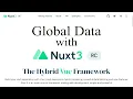 Site wide data with Nuxt 3