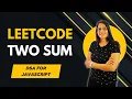 LeetCode Two Sum Problem 1 167 Two Pointers DSA For Javascript In Hindi