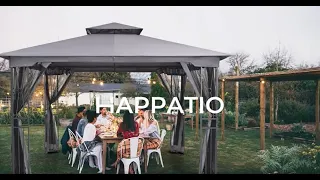 Download How To Assemble Happatio Outdoor Patio Gazebo MP3