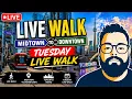 Live Walk Midtown to Downtown Torotno Tuesday Afternoon 26