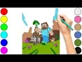 Minecraft Coloring Pages
