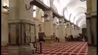 أذان المسجد الاقصى بمقام البيات المؤذن عزام الدويك 