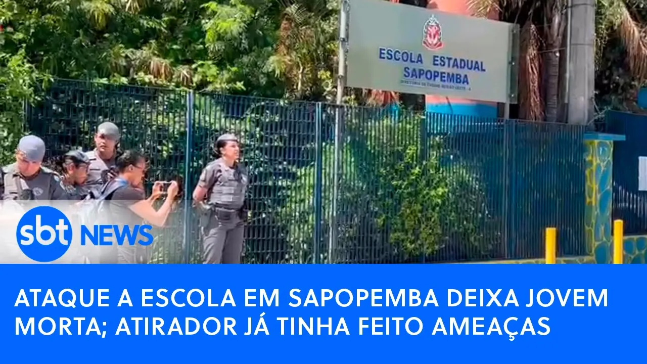 ????Poder Expresso: Ataque a escola em Sapopemba deixa jovem morta; atirador já tinha feito ameaças