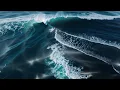 Distant ocean waves with low ambient drones for Deep Sleep, Meditation & Brain Fog Relief