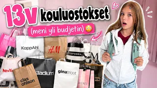 Ostin Jasminille back to school ostokset! Meni yli budjetin🫣