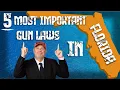 Top 5 MOST Important Gun Laws in Florida