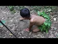 Primitive Technology: Believe This Trapping? Unique Wild Rabbit Trap CORNG | Primitive Real Life