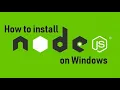 How to Install Node js with NPM on Windows Tutorial 2