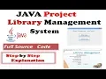 Library Management System Project in JAVA Java Project for beginners