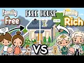 Download Lagu TOCA BOCA | RICH FAMILY VS FREE FAMILY in FREE HOUSE Idea💸🥺PAZU Design House Ideas TocaLifeWorld
