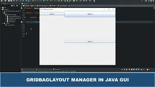 Java GUI Tutorial - GridBagLayout Manager In Java GUI using static variables