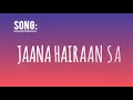 Jaana Hairaan Sa - SONG LYRICS || GAME CHANGER || Ram Charan | Kirana Advani | Thaman s