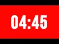 4 Minute 45 Second Timer With Alarm Without Music