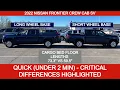 2022 Nissan Frontier SV Crew Cab Long Bed - Short Bed Comparison