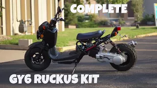 Honda Ruckus GY6 conversion kit stock look