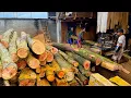 Download Lagu Double Profit! Received an Order of Wadang Wood,Sawed Immediately for Modern Home Roofing Materials.