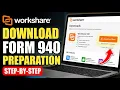 How to download Form 940 preparation with workshare tips - Step By Step
