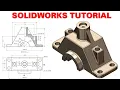 SolidWorks Tutorial 3D Model Design Basic Beginners