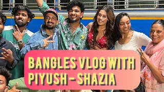 bangles behind the scenes vlog piyush shazia sanju rathod ft isha malviya marathi pop 2026