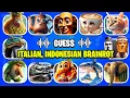 Download Lagu Guess ITALIAN And INDONESIAN Brainrot Animals Memes | Ballerina Cappcuccina, Tung Tung Sahur