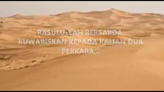 suatu pagi di hari hari terakhir baginda rasul