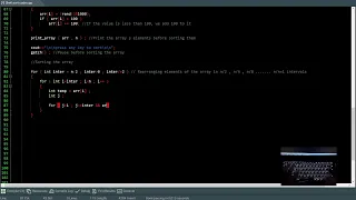 CPP - Shell sort code