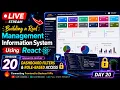 DAY 20 LIVE Building a Real Management Information System React PHP Full Stack - LEARNING REACT