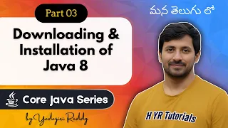 Downloading and Installation of Java 8 in Telugu Set Environment Variables Core Java