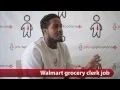 Walmart Grocery Clerk Job