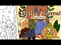 Coloring Journal Cozy Earth Tone Palette Digital Coloring Therapy