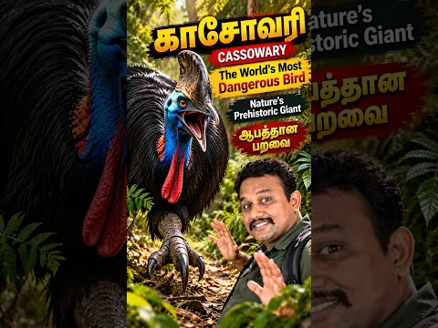 காசோவரி | Cassowary | The World's Most Dangerous Bird | Nature’s Prehistoric Giant | ஆபத்தான பறவை