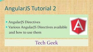 AngularJS Tutorial 2 Angular Directive