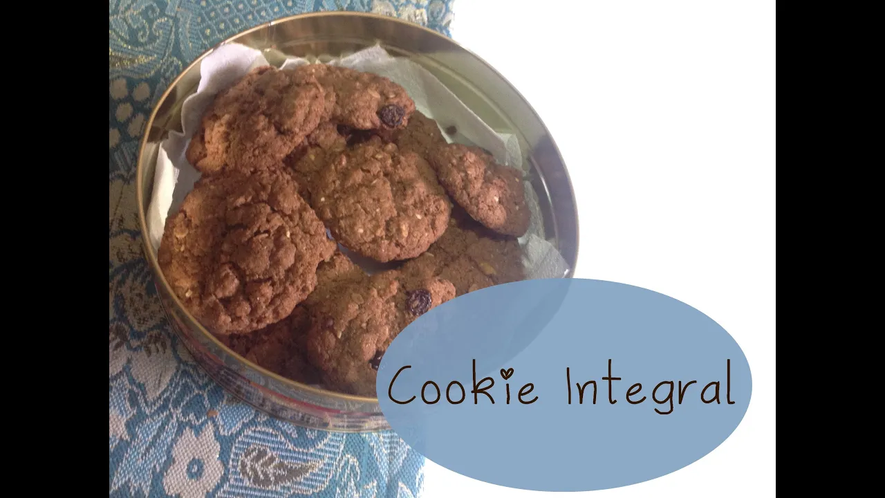 COMO FAZER COOKIE INTEGRAL