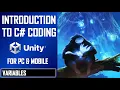 INTRO TO C CODING IN UNITY VARIABLES JIMMY VEGAS TUTORIAL