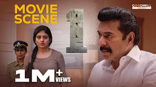 one movie police station scene mammootty mathew thomas