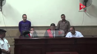 لحظة النطق بالحكم على المتهمين في قضية الشواذ 