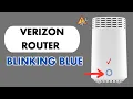 Verizon Router Blinking Blue