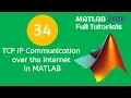 34 MATLAB Beginners Tutorial - TCP IP Communication over the internet in MATLAB