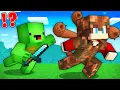 Download Lagu GIANT WORM Armor Speedrunner vs Hunter : JJ vs Mikey in Minecraft Maizen!