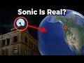 Sonic The Hedgehog on Google Earth
