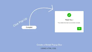 Create a Modal Popup Box Using HTML CSS And JavaScript Web Code Tutorials