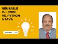 C Lesson 11A Reusing Code Java Python and C