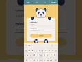 Log in Page with Panda Animation